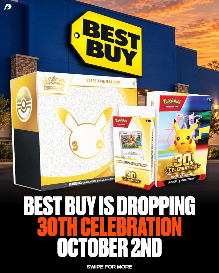 Plugged Inn Instagram post: Best Buy is dropping 30th Celebration on October 2nd